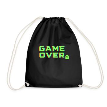 Game over - Sac de sport léger - noir - Devant