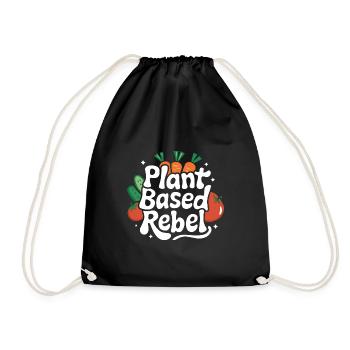 Végétarien Végétalien Végétarien Végétarien - Sac de sport léger - noir - Devant