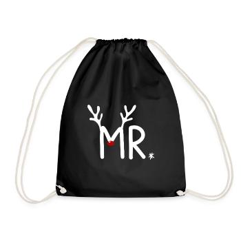 Rennes Famille Famille Tenue Noël - Sac de sport léger - noir - Devant