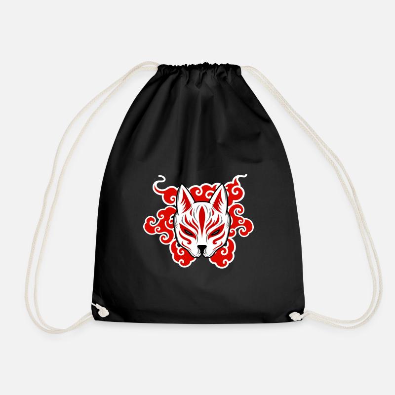 Aka no Okami - Drawstring Bag - black