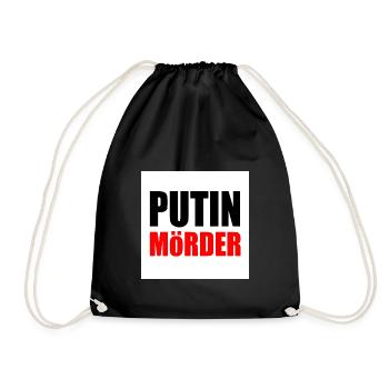 Putin mörder - Sac de sport léger - noir - Devant
