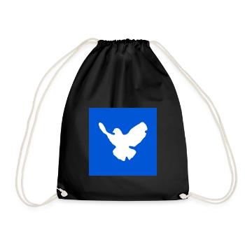 Peace Dove of Peace - Drawstring Bag - black - Front