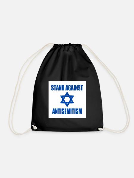 stand against antisemitism - Turnbeutel - Schwarz