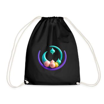Ramadan Gift Eid Mubarak Islam Allah Muslim - Drawstring Bag - black - Front