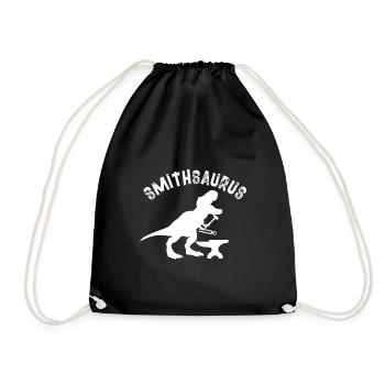 smithsaurus Design for a blacksmith or forge lover - Turnbeutel - Schwarz - Vorne