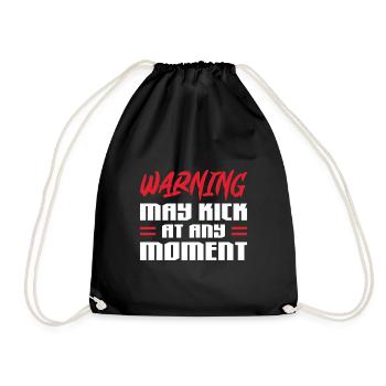 l’avertissement peut se déclencher à tout moment Conception - Sac de sport léger - noir - Devant