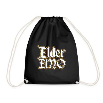 Elderemo - Drawstring Bag - black - Front