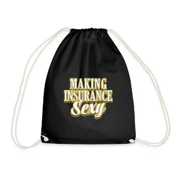Rendre l’assurance sexy - Sac de sport léger - noir - Devant