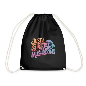 Champignons Champignons Champignon Champignon - Sac de sport léger - noir - Devant