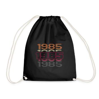 1985 Anniversaire Meilleure Soirée Disco Rétro - Sac de sport léger - noir - Devant