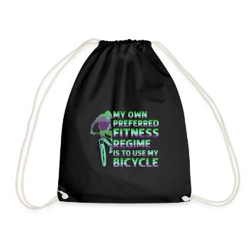 Unnamed Project 65 - Drawstring Bag - black - Front