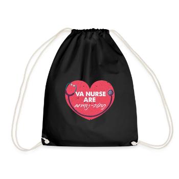Les infirmières VA sont des vétérans de l’armée - Sac de sport léger - noir - Devant