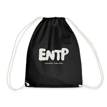 ENTP MBTI Myers Briggs Persönlichkeit - Turnbeutel - Schwarz - Vorne