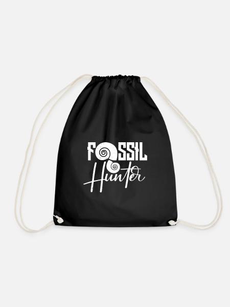 Fossil Hunter - Turnbeutel - Schwarz