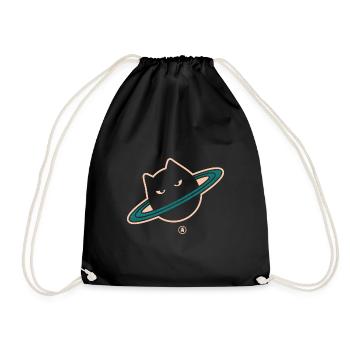 T SHIRT CATURN BLACK - Sac de sport léger - noir - Devant