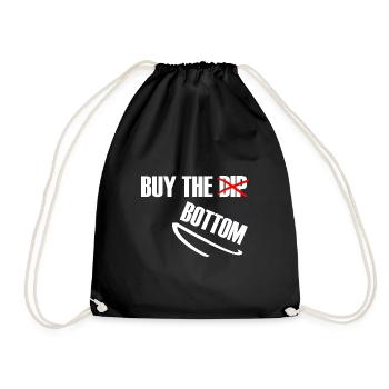 Crypto Currency Invest Investor Exchange Courses - Drawstring Bag - black - Front
