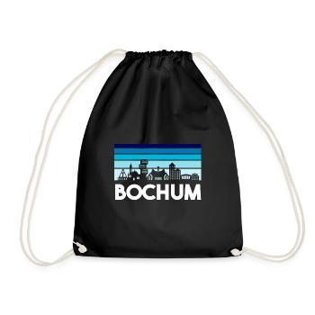 Bochum Bochum Ruhrpott Ruhr Région Ruhrstadt - Sac de sport léger - noir - Devant