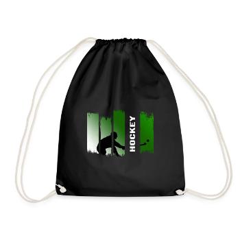 Hockey Field Hockey Artificial Turf Legend Hockey Club - Drawstring Bag - black - Front