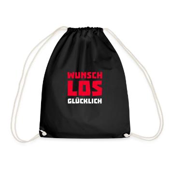 Heureux sans désir - Sac de sport léger - noir - Devant