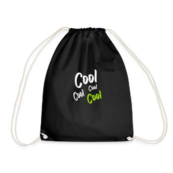 Cool Cool Cool Cool - Turnbeutel - Schwarz - Vorne
