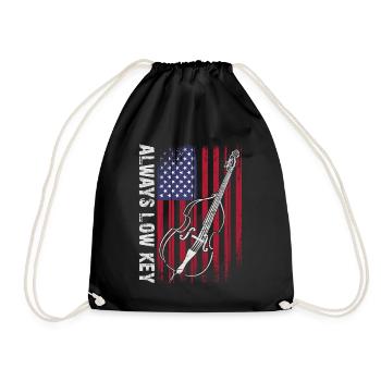 Plus de basse - pas d’aigus - contrebasse pour musiciens - Sac de sport léger - noir - Devant