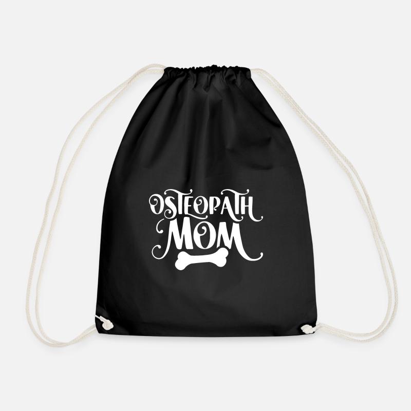 Osteopath Mama Beruf Osteopathie Osteopathin - Turnbeutel - Schwarz