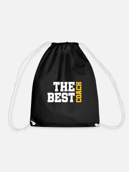 The best Coach - Der beste Trainer - Turnbeutel - Schwarz