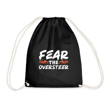 Fear The OversMotiver Model Car Slot Racing - Drawstring Bag - black - Front