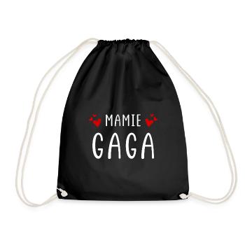 Mamie gaga - Sac de sport léger - noir - Devant