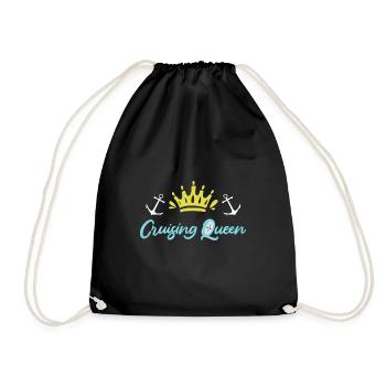 Cruising Queen Cruise Ship - Drawstring Bag - black - Front