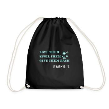 Nanny Babysitter Childminder - Drawstring Bag - black - Front
