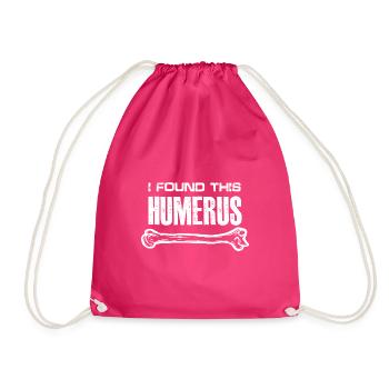 I Found This Humerus | Anatomy - Turnbeutel - Fuchsia - Vorne