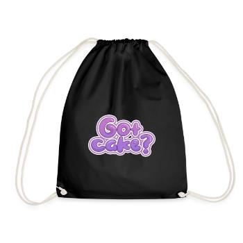 Got Cake – Baking Is My Superpower Cake Baking - Drawstring Bag - black - Front