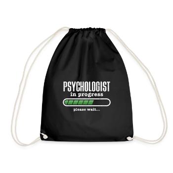Psychologists In Progress - Turnbeutel - Schwarz - Vorne