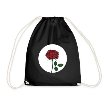Rose fleurs roses fleurs tropicales - Sac de sport léger - noir - Devant