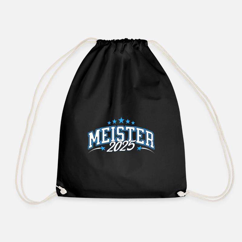 Meister 2025 - Turnbeutel - Schwarz