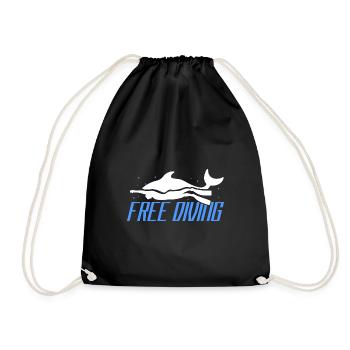 Plongée libre Apnée Plongeur Plongée en apnée Plongée profonde - Sac de sport léger - noir - Devant