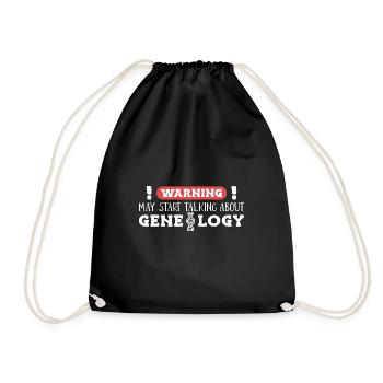 Généalogiste - Sac de sport léger - noir - Devant