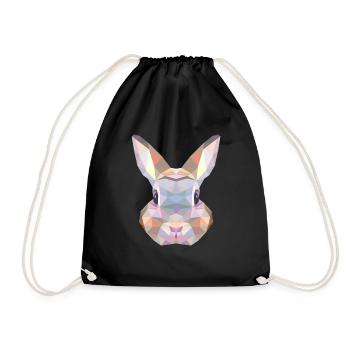 Lapin Polygone - Sac de sport léger - noir - Devant