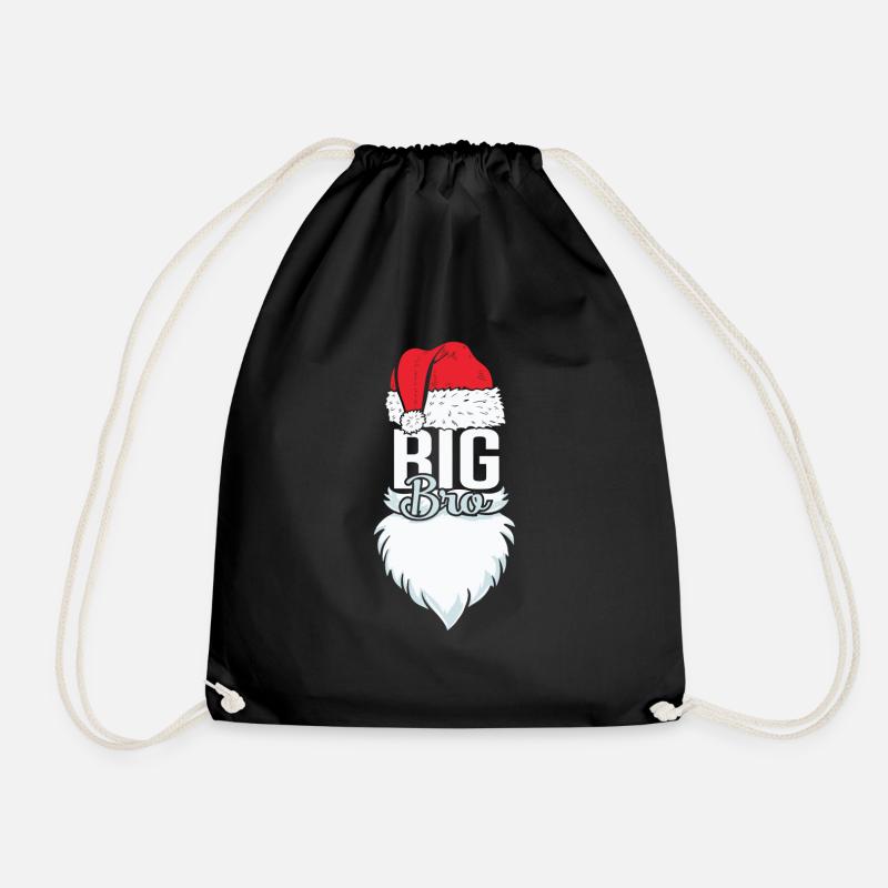 Big Bro Weihnachten Big Bro Christmas - Turnbeutel - Schwarz