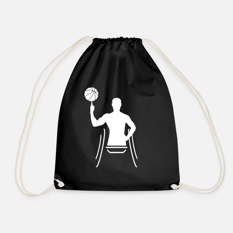 Rollstuhlbasketball - Turnbeutel - Schwarz