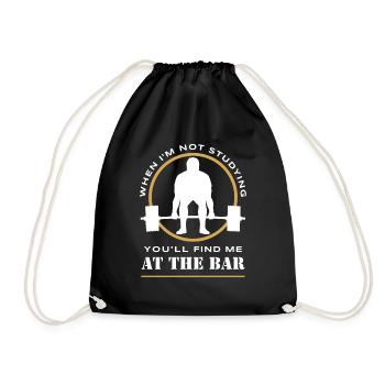 Power Lifting | Deadlift | Lifter - Sac de sport léger - noir - Devant