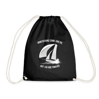 Skiff Int 14s - Turnbeutel - Schwarz - Vorne