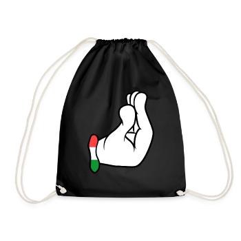 Italie - Sac de sport léger - noir - Devant