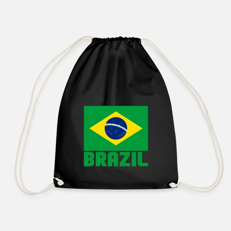Brasilien - Turnbeutel - Schwarz