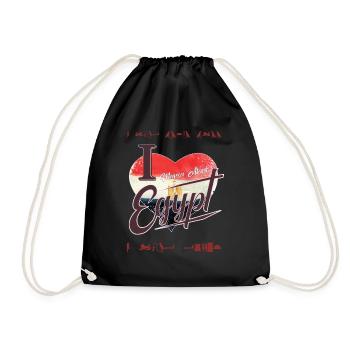J’adore Egypte Gift Diving Marsa Alam - Sac de sport léger - noir - Devant