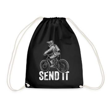 Send It Trail MTB E-Bike Elektro-Mountainbike - Turnbeutel - Schwarz - Vorne