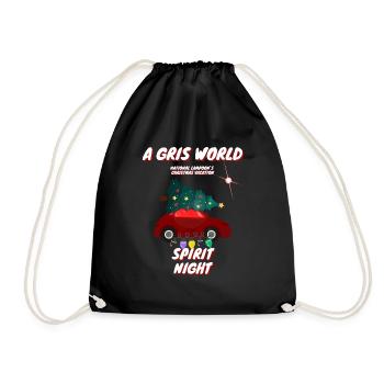 Family Chrismtag - Drawstring Bag - black - Front