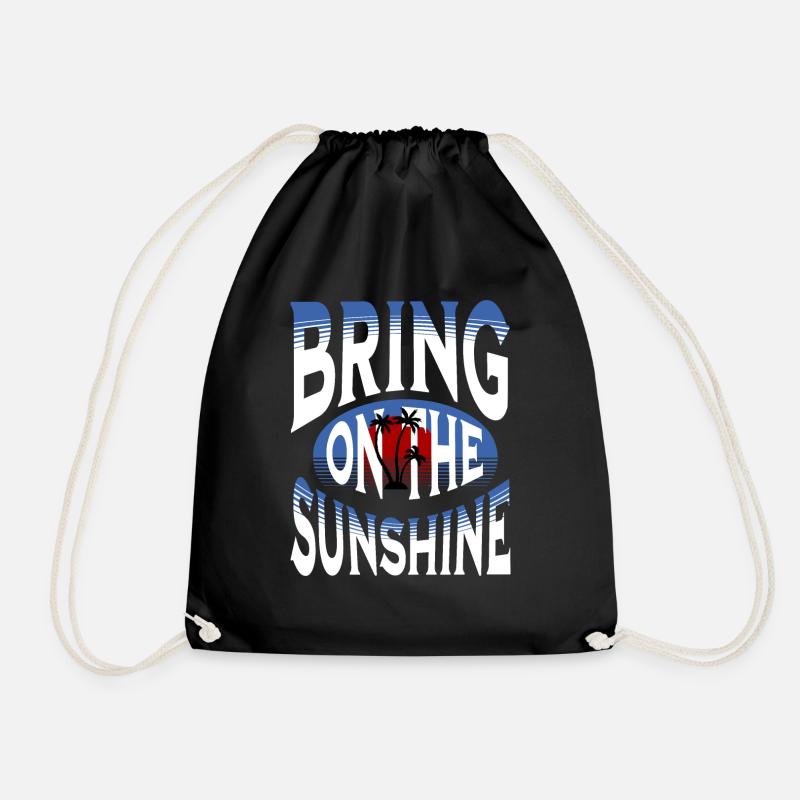 Apportez le soleil - Sac de sport léger - noir