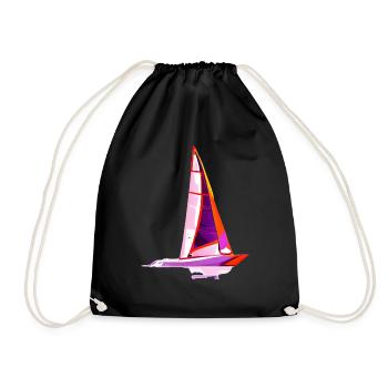 Planche à voile Kitesurf Windsurfer Kitesurfer - Sac de sport léger - noir - Devant